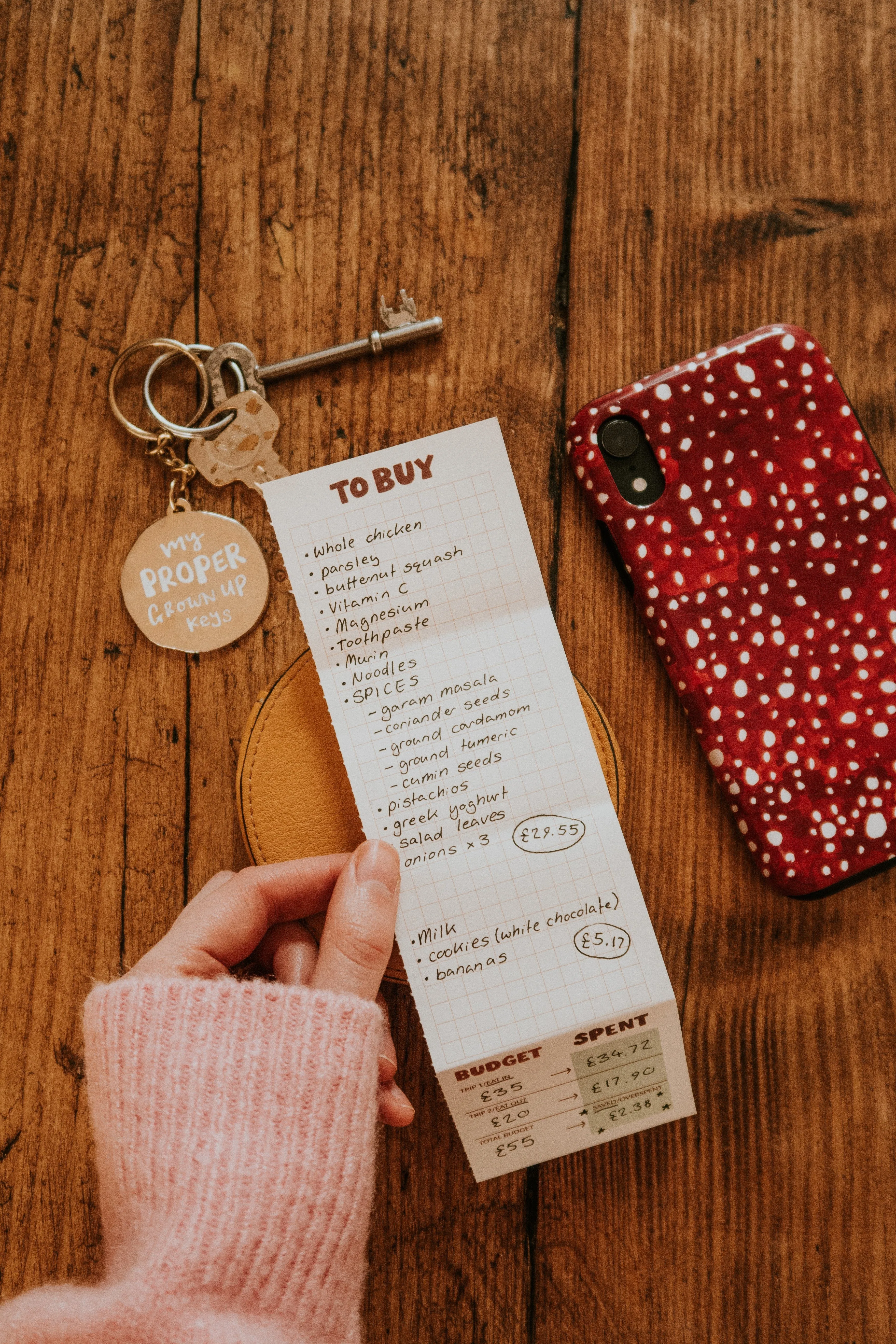 Weekly Meal Desk / Fridge Planner