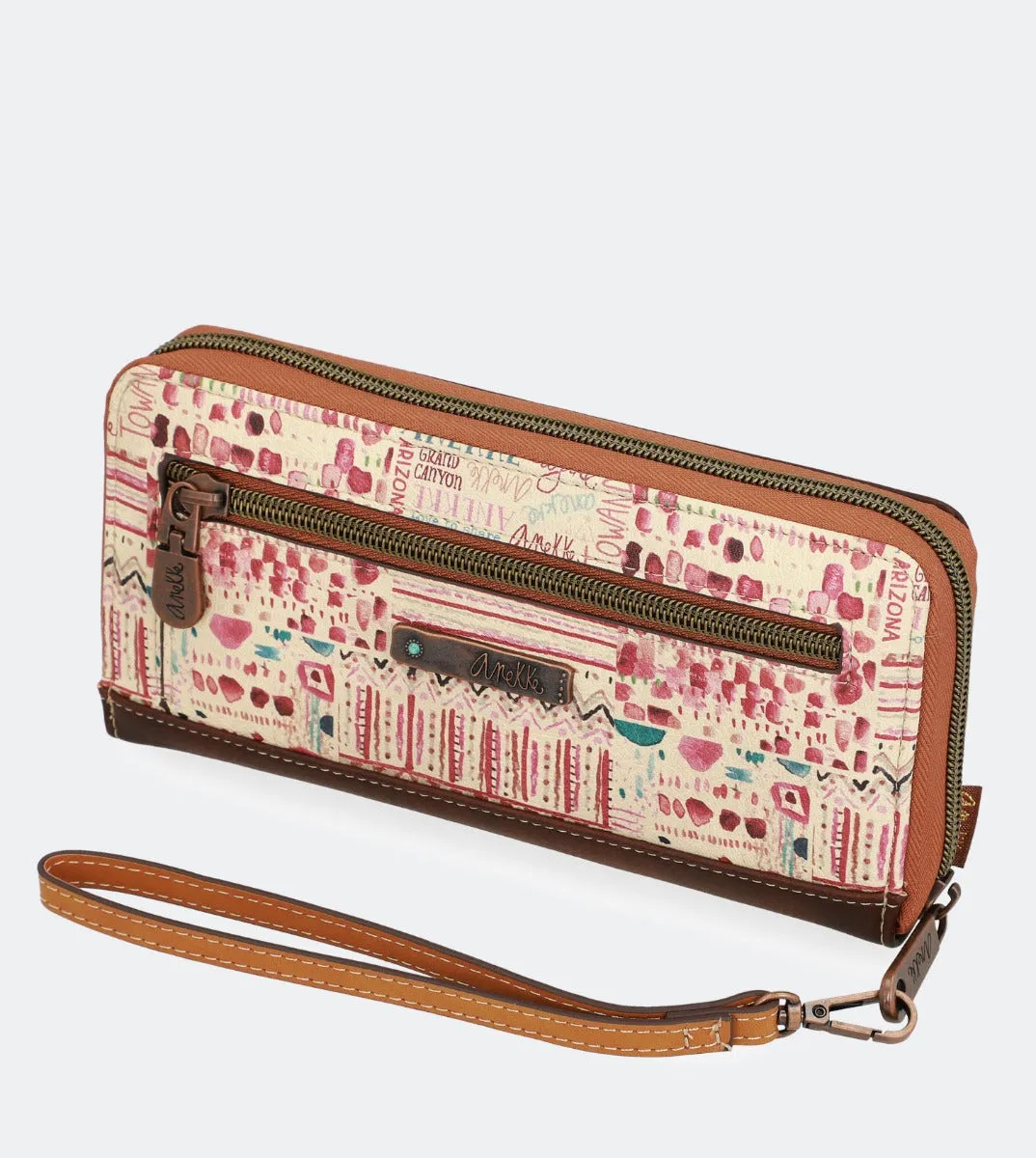 Western large hard case wallet