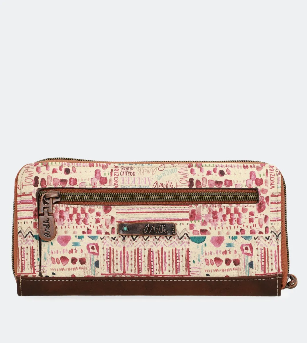 Western large hard case wallet