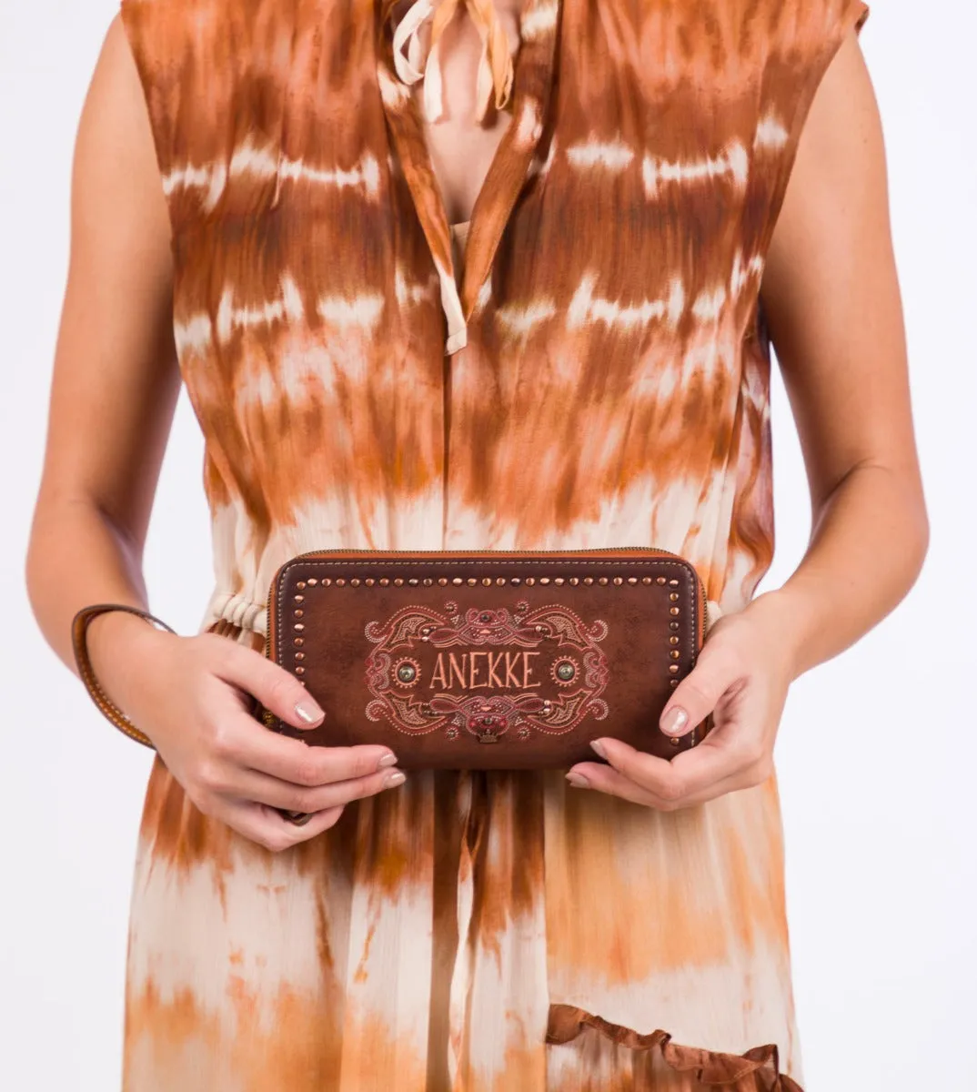 Western large hard case wallet