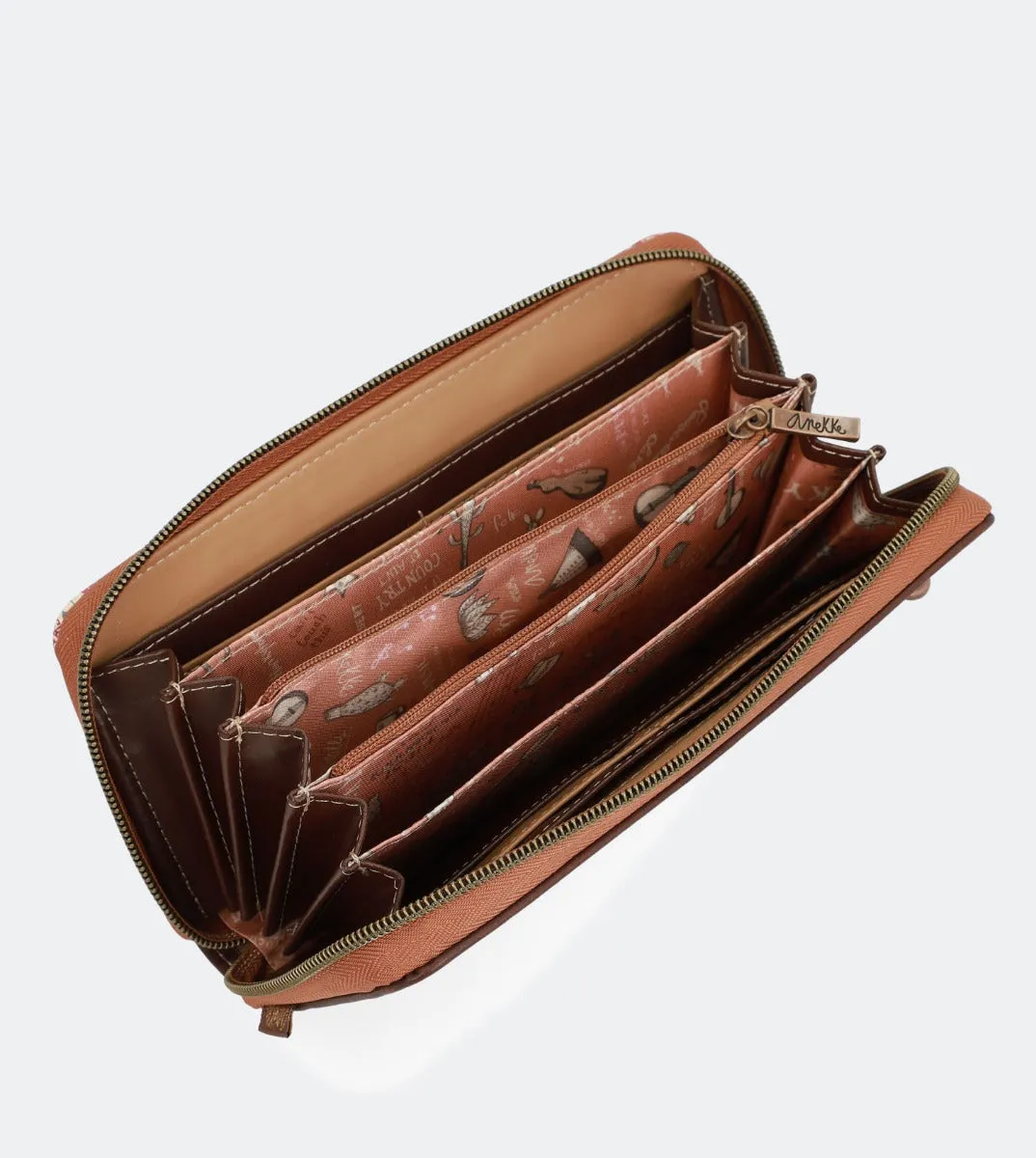 Western large hard case wallet