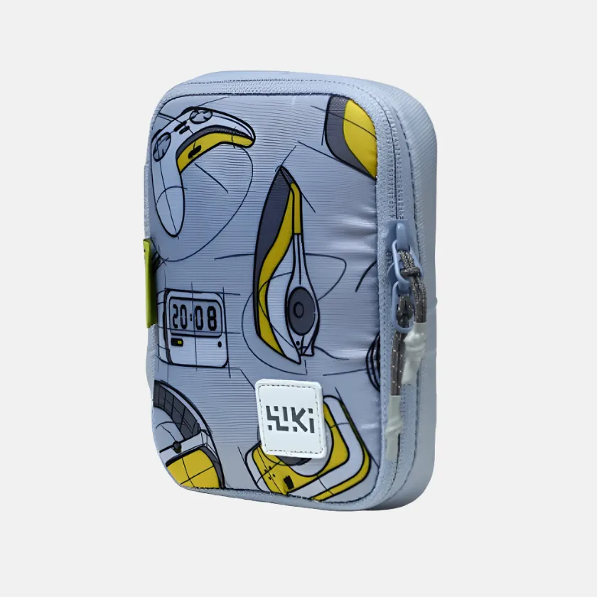 Wildcraft Wiki Cable Organizer -Gadget Grey/Stripe Black