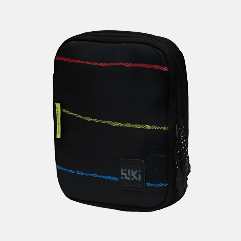 Wildcraft Wiki Cable Organizer -Gadget Grey/Stripe Black