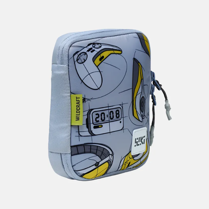 Wildcraft Wiki Cable Organizer -Gadget Grey/Stripe Black