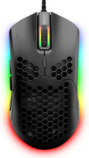 Wired Lightweight Gaming Mouse 69g Ultralight Honeycomb Shell RGB Chroma Backlit
