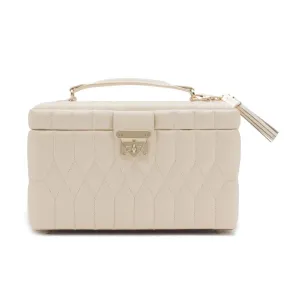 WOLF Caroline Medium Jewelry Case in Ivory