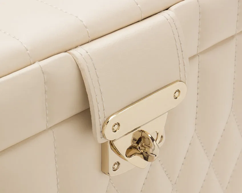 WOLF Caroline Medium Jewelry Case - Ivory