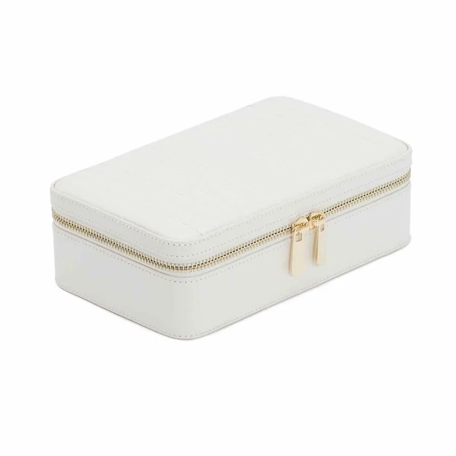 Wolf Maria Medium Zip Case - White