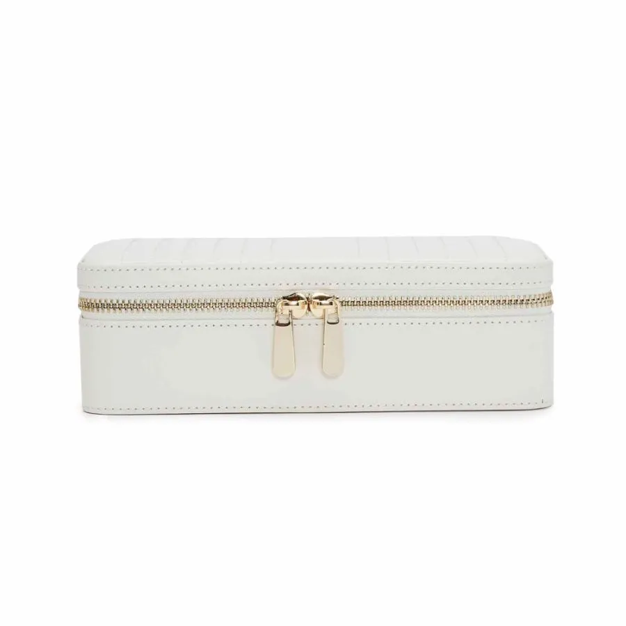 Wolf Maria Medium Zip Case - White
