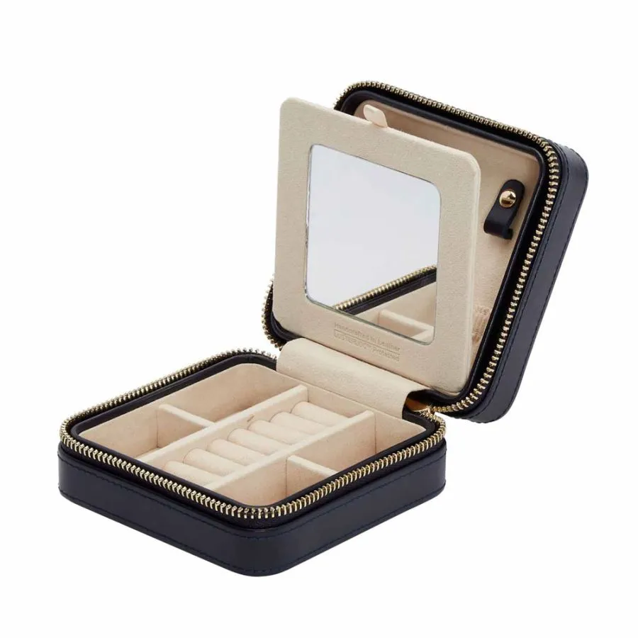 Wolf Maria Small Zip Jewelry Case - Navy