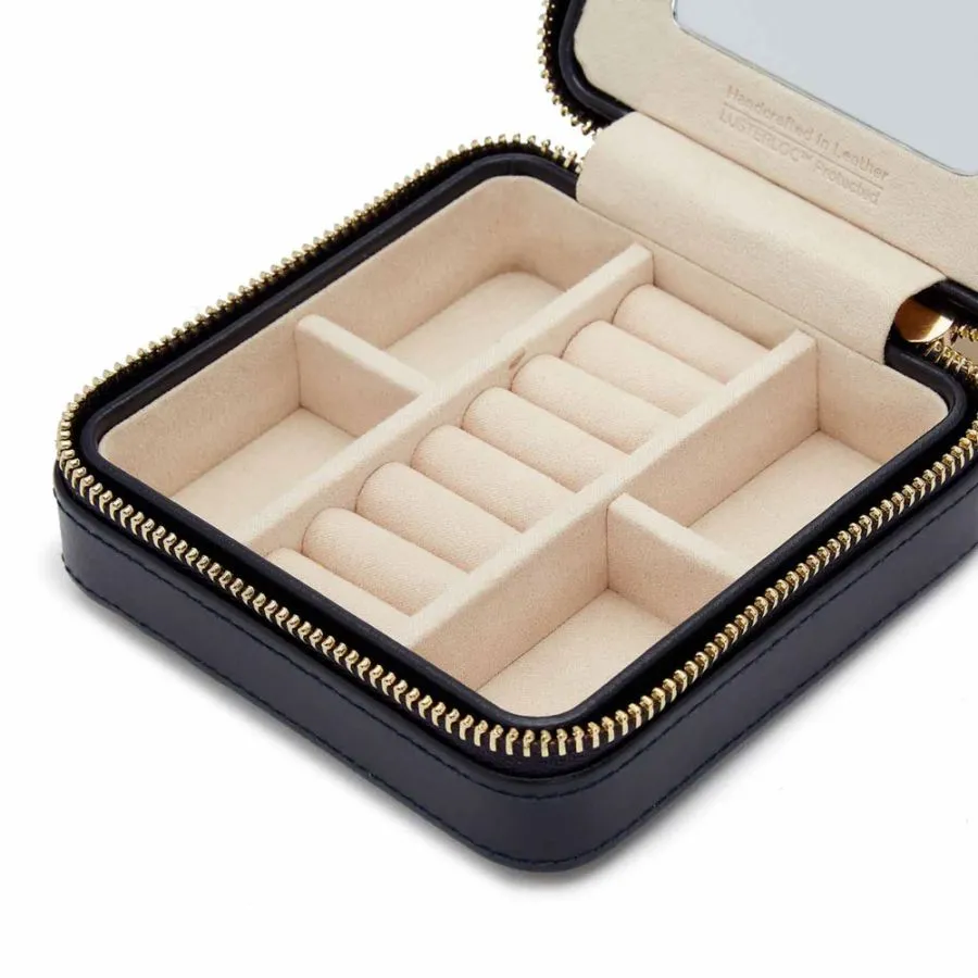 Wolf Maria Small Zip Jewelry Case - Navy