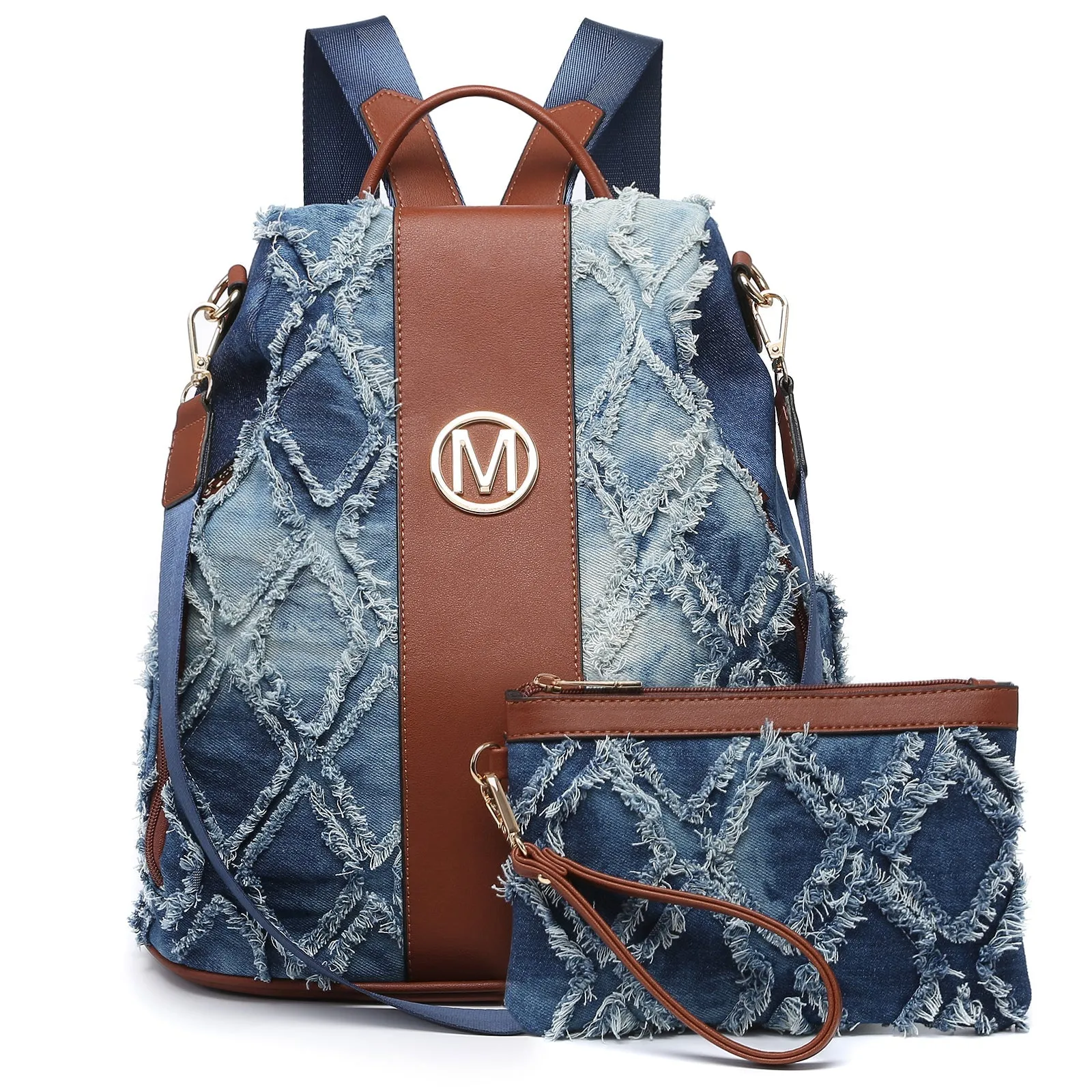 Women Fashion Backpack Purse Anti-Theft Rucksack Travel School Bag