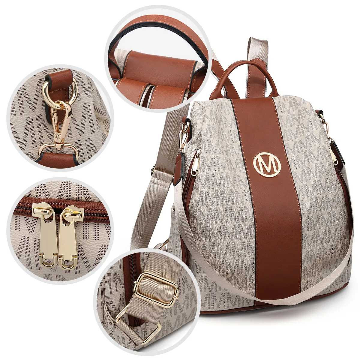 Women Fashion Backpack Purse Anti-Theft Rucksack Travel School Bag