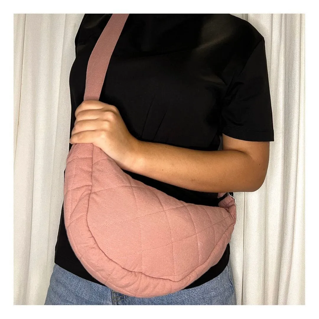 ZABECCA THE LABEL Banana Bag - Light Blush