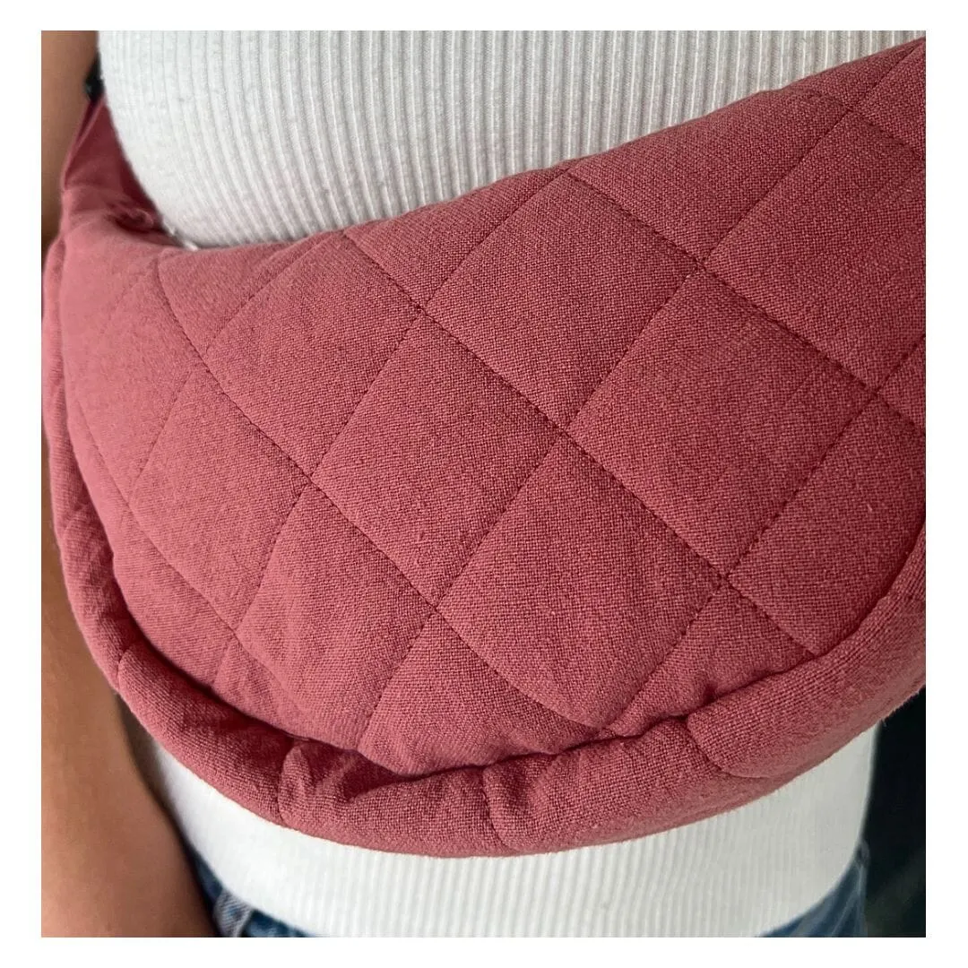ZABECCA THE LABEL Banana Bag - Rosewood